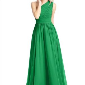 Azazie Molly Bridesmaid Dress in Emerald